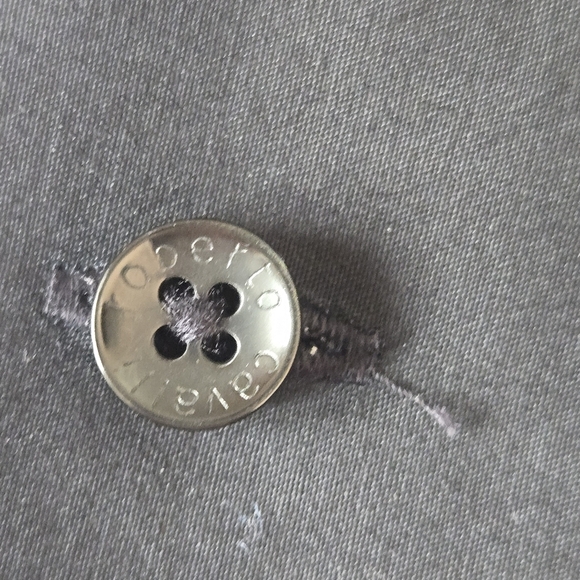 Roberto Cavalli Men’s Dress Shirt Black Long Sleeve Button Front Size M - Picture 6 of 11